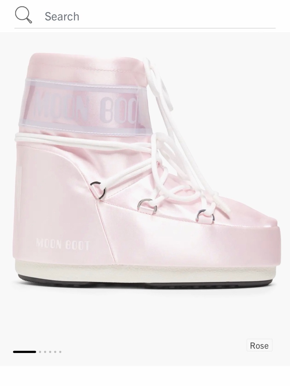 Moon Icon Boot Rose Pink Platform Ankle Boot EUC Size 36-38 {US5-8} See sz Chart